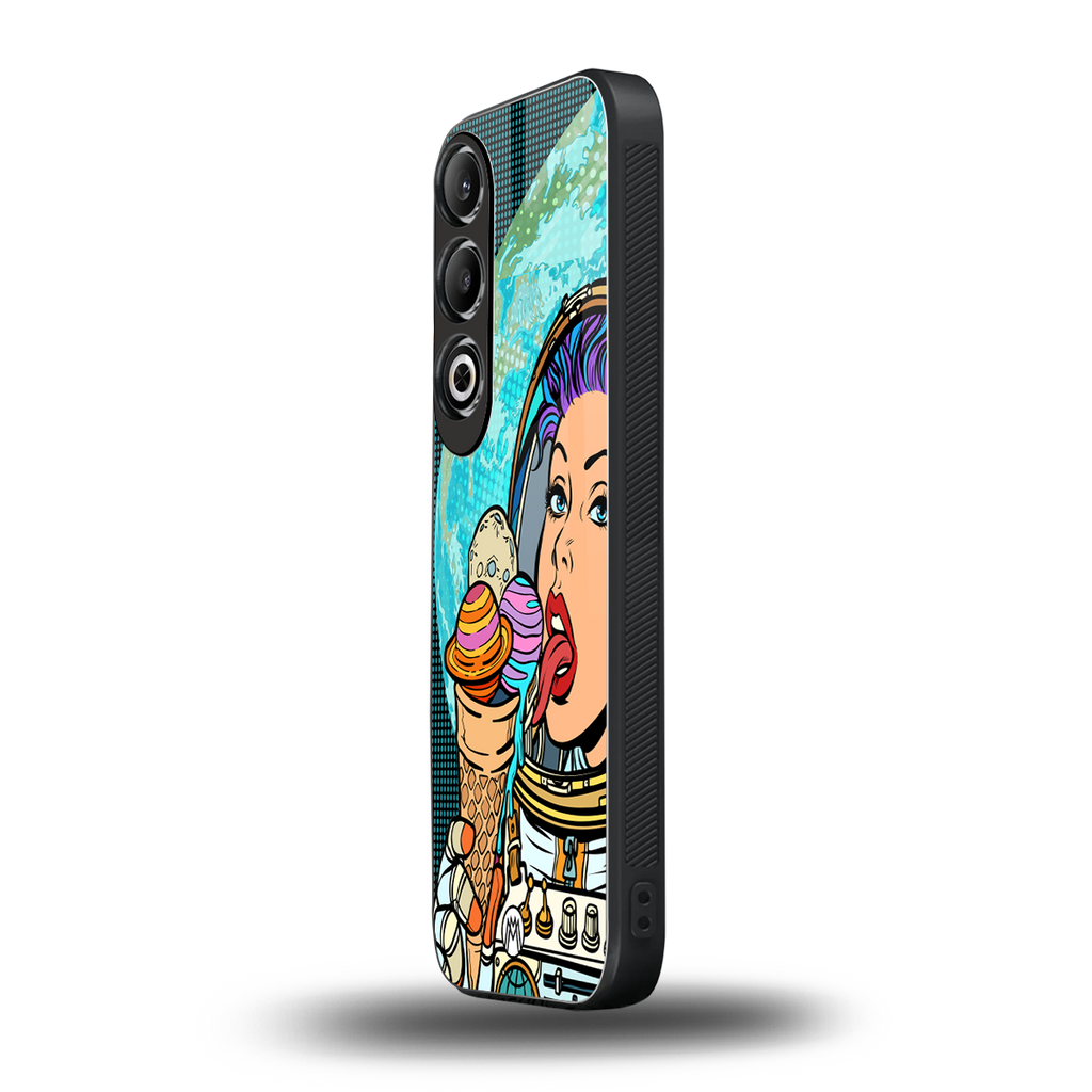 dessert space back phone cover | glass case for oneplus nord ce 4