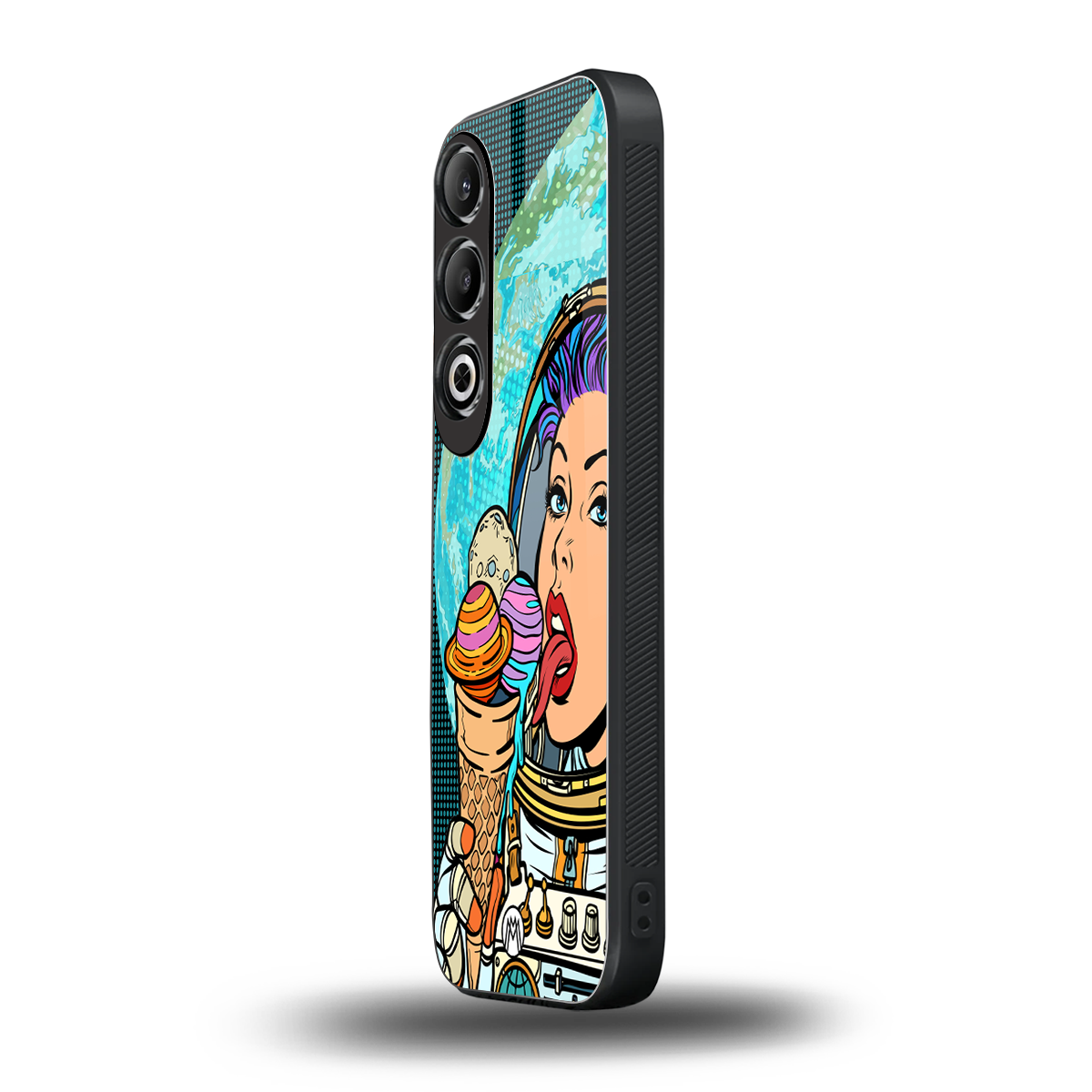 dessert space back phone cover | glass case for oneplus nord ce 4
