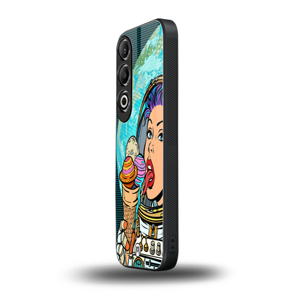 dessert space back phone cover | glass case for oneplus nord ce 4