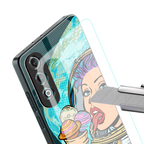 dessert space back phone cover | glass case for oneplus nord ce 4