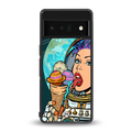 dessert space back phone cover | glass case for google pixel 6 pro