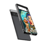 dessert space back phone cover | glass case for google pixel 6 pro