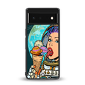 dessert space back phone cover | glass case for Google Pixel 6A