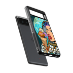 dessert space back phone cover | glass case for google pixel 6