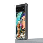 dessert space back phone cover | glass case for Google Pixel 6A