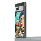 dessert space back phone cover | glass case for Google Pixel 7
