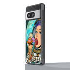 dessert space back phone cover | glass case for Google Pixel 8