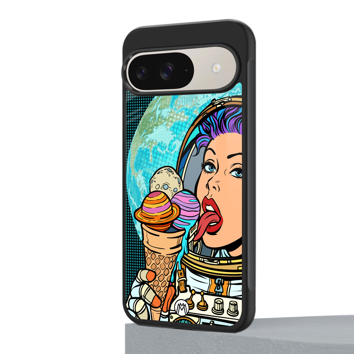 dessert space back phone cover | glass case for google pixel 9