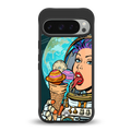 dessert space back phone cover | glass case for google pixel 9 pro