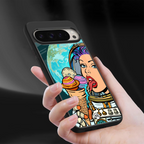dessert space back phone cover | glass case for google pixel 9 pro