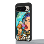 dessert space back phone cover | glass case for google pixel 9 pro