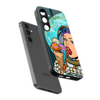 dessert space back phone cover | glass case for samsung galaxy s23 plus