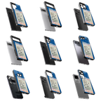 Durable Glass Back Mobile Case for iPhone, Samsung, OnePlus, Google Pixel, Redmi, Vivo, Oppo