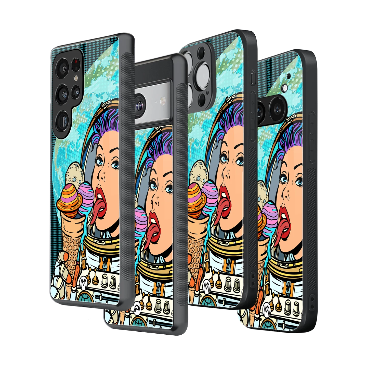 Stylish Glass Back Case for All Smartphones – iPhone, Samsung, OnePlus, Pixel, Redmi, Oppo, Vivo, Motorola