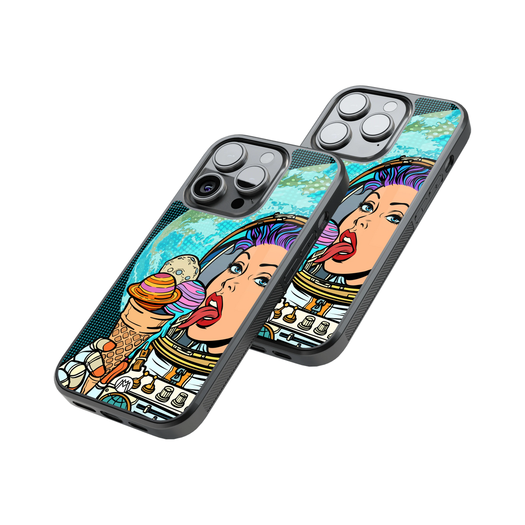 Protective Glass Back Phone Case Compatible with iPhone, Samsung, OnePlus, Pixel & More