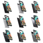 Durable Glass Back Mobile Case for iPhone, Samsung, OnePlus, Google Pixel, Redmi, Vivo, Oppo