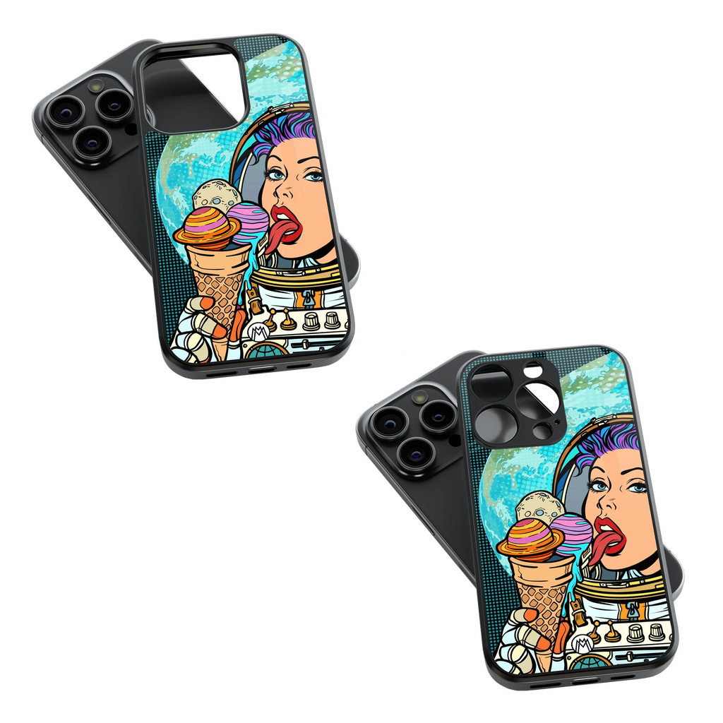 Trendy Glass Back Mobile Case for iPhone, Samsung, Redmi, OnePlus, Google Pixel, Motorola