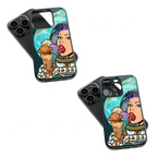 Trendy Glass Back Mobile Case for iPhone, Samsung, Redmi, OnePlus, Google Pixel, Motorola