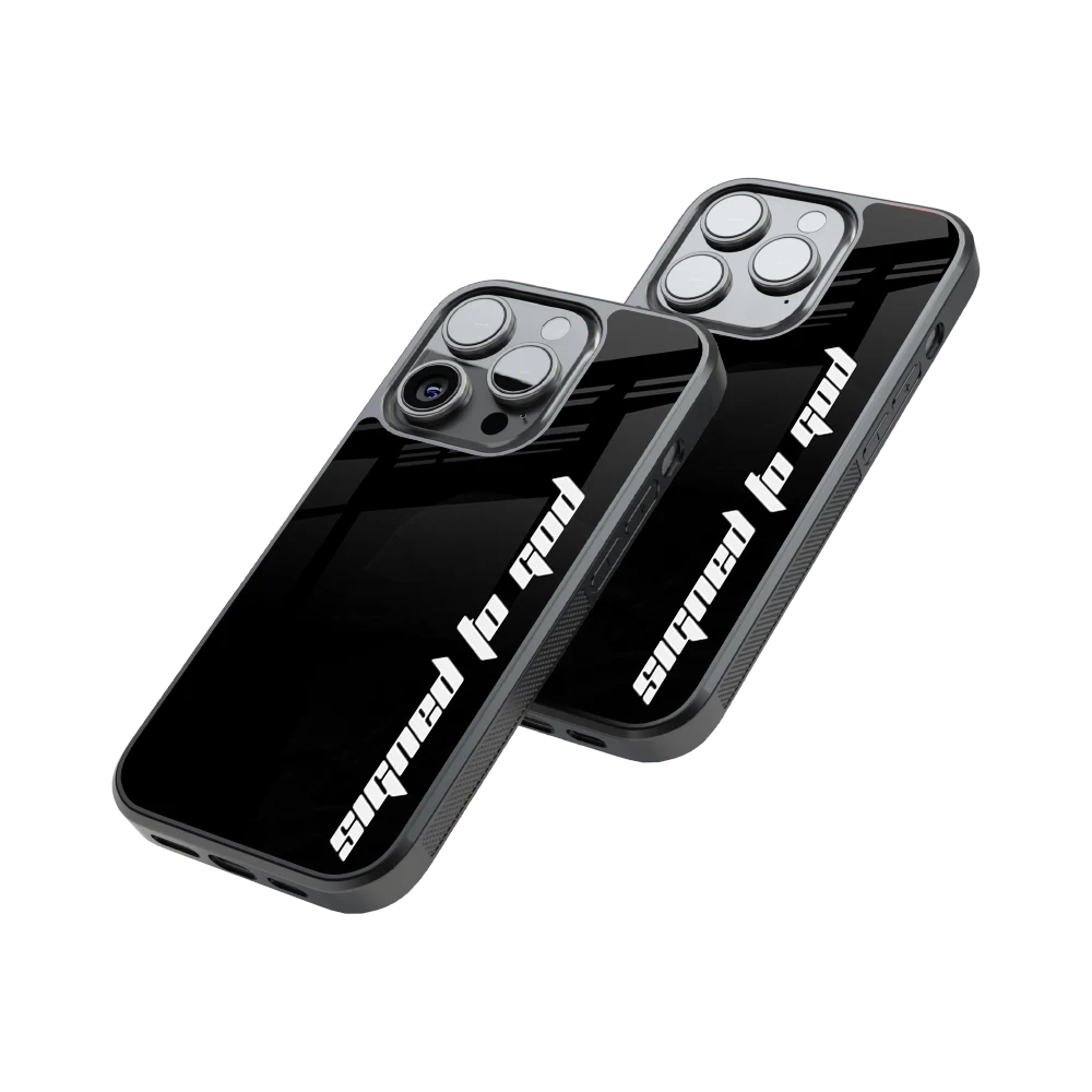 Protective Glass Back Phone Case Compatible with iPhone, Samsung, OnePlus, Pixel & More