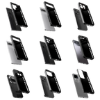 Durable Glass Back Mobile Case for iPhone, Samsung, OnePlus, Google Pixel, Redmi, Vivo, Oppo