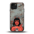 devil buys mymerchandize back phone cover | glass case for iphone 13 mini