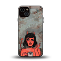 devil buys mymerchandize back phone cover | glass case for iphone 13