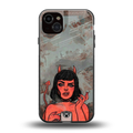 devil buys mymerchandize back phone cover | glass case for iphone 15 plus