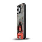 devil buys mymerchandize back phone cover | glass case for iphone 16 pro