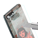 devil buys mymerchandize back phone cover | glass case for iphone 16e
