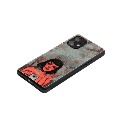 devil buys mymerchandize back phone cover | glass case for nothing phone 1
