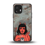 devil buys mymerchandize back phone cover | glass case for nothing phone 2