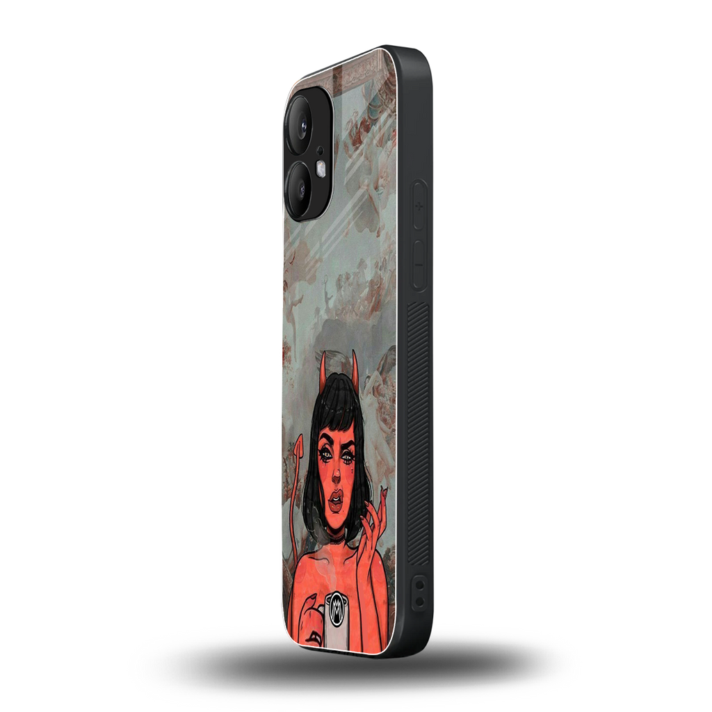 devil buys mymerchandize back phone cover | glass case for nothing phone 2