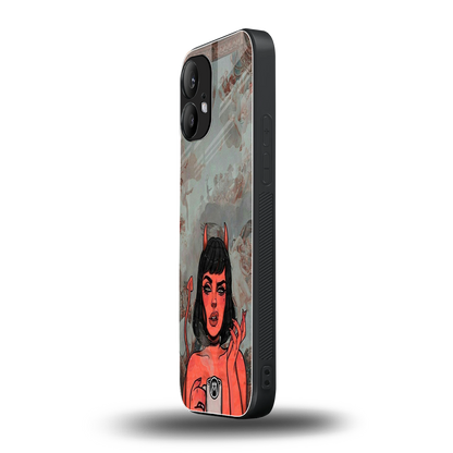 devil buys mymerchandize back phone cover | glass case for nothing phone 2