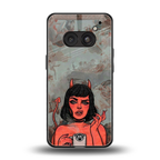 devil buys mymerchandize back phone cover | glass case for nothing phone 2a