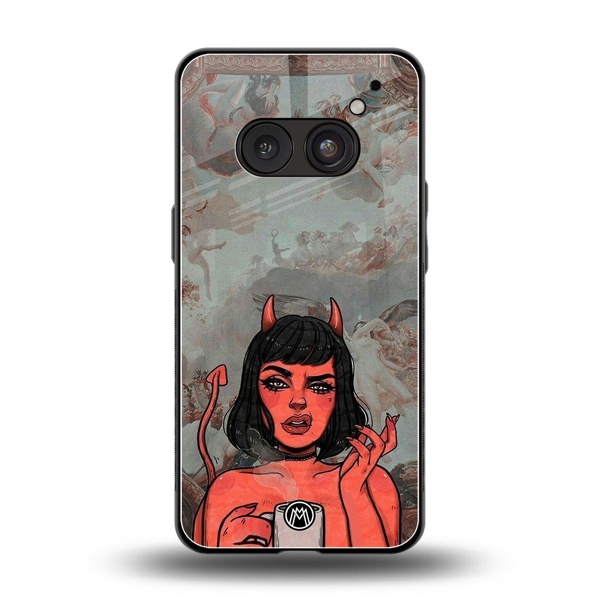 devil buys mymerchandize back phone cover | glass case for nothing phone 2a