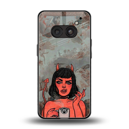 devil buys mymerchandize back phone cover | glass case for nothing phone 2a