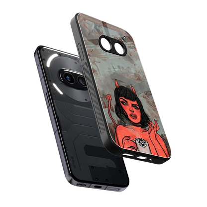 devil buys mymerchandize back phone cover | glass case for nothing phone 2a