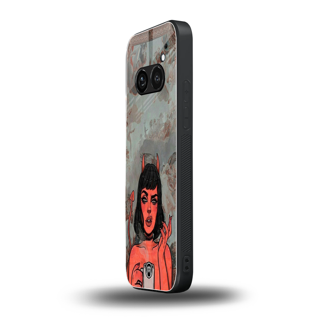 devil buys mymerchandize back phone cover | glass case for nothing phone 2a