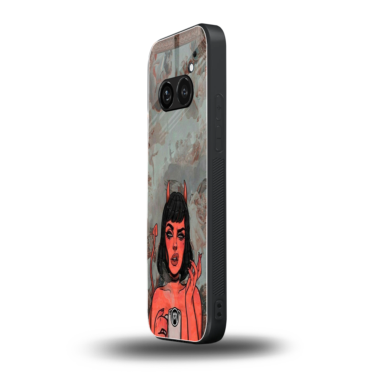 devil buys mymerchandize back phone cover | glass case for nothing phone 2a