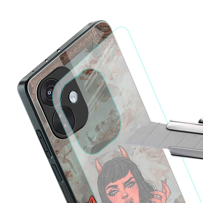 devil buys mymerchandize back phone cover | glass case for oneplus nord ce 3