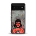 devil buys mymerchandize back phone cover | glass case for google pixel 6