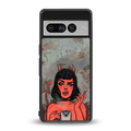 devil buys mymerchandize back phone cover | glass case for google pixel 7 pro