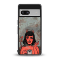 devil buys mymerchandize back phone cover | glass case for Google Pixel 7