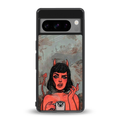 devil buys mymerchandize back phone cover | glass case for google pixel 8 pro