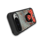 devil buys mymerchandize back phone cover | glass case for google pixel 9 pro