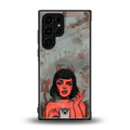 devil buys mymerchandize back phone cover | glass case for samsung galaxy s23 ultra