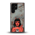 devil buys mymerchandize back phone cover | glass case for samsung galaxy s25 ultra