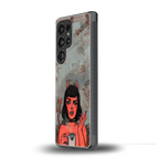 devil buys mymerchandize back phone cover | glass case for samsung galaxy s25 ultra