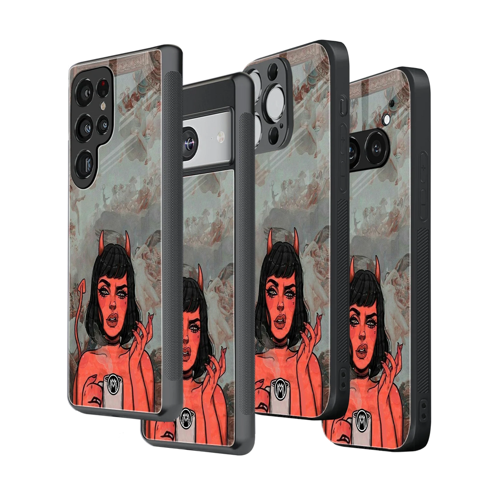 Stylish Glass Back Case for All Smartphones – iPhone, Samsung, OnePlus, Pixel, Redmi, Oppo, Vivo, Motorola