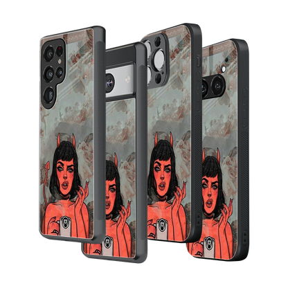 Stylish Glass Back Case for All Smartphones – iPhone, Samsung, OnePlus, Pixel, Redmi, Oppo, Vivo, Motorola